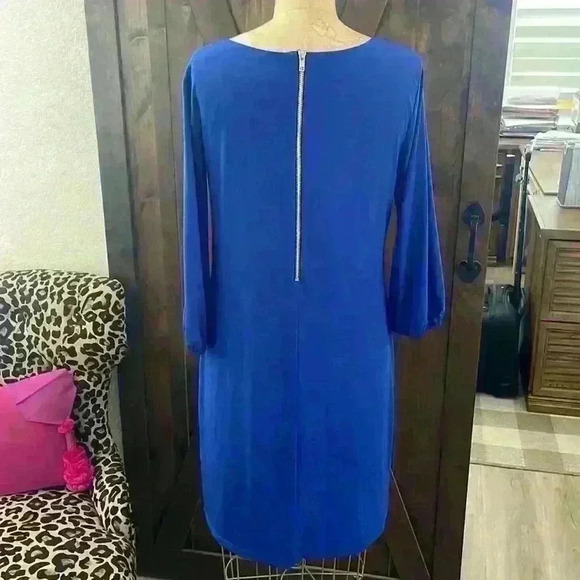 Donna Rocco New York, Size 14..3/4 Sleeve W/Back Silver Zipper exposed Detail. - Picture 4 of 10